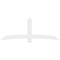Ekena Millwork Bellingham Architectural Grade PVC Gable Bracket, 96"W x 36"H x 2"D x 6"F, 9/12 Pitch GBP096X36X0206BEL00 - alternate 3